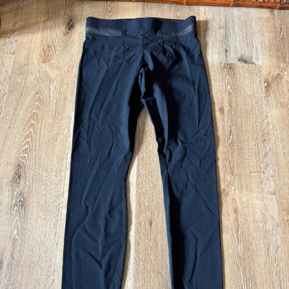 Helmut Lang Black Pull On Skinny Pants Leggings Size S - Picture 1 of 3